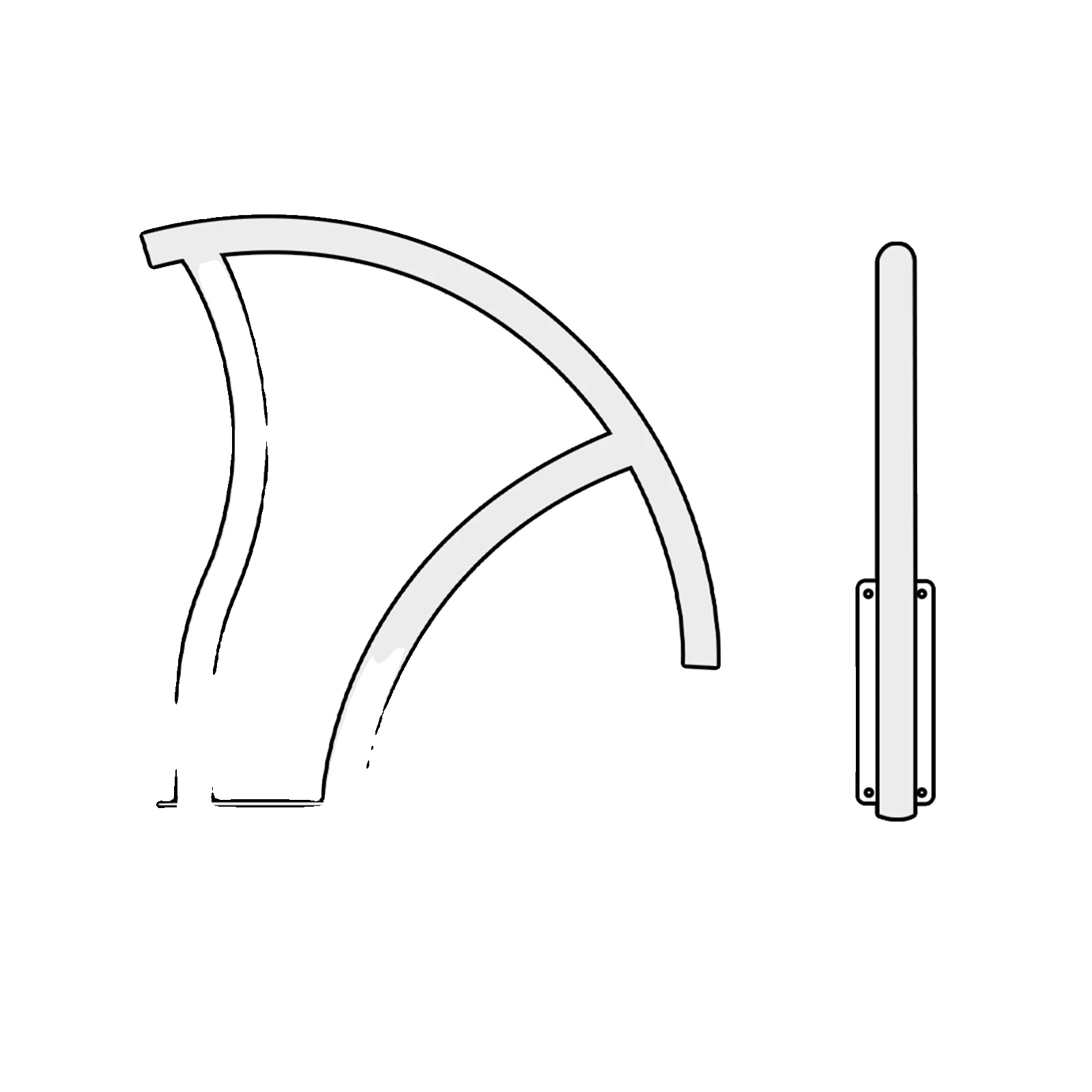 Haltegriff Für Schwimmbäder, Edelstahl, Rutschfester Griff, 30 X 30 Zoll, 2 Stück