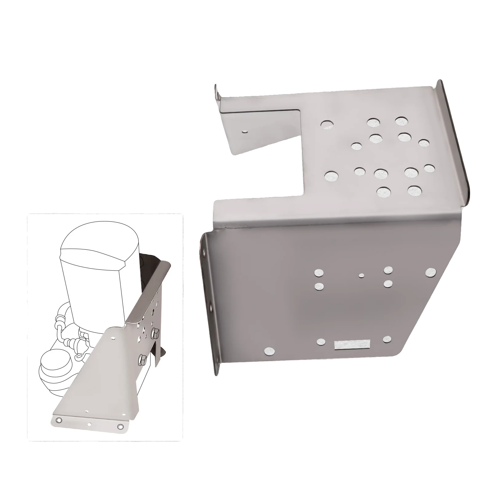 Montagehalterung, 32 Cm Lang, 22 Cm Breit, 14 Cm Hoch, 1200 G Gewicht, Kompatibel Mit 862548a1