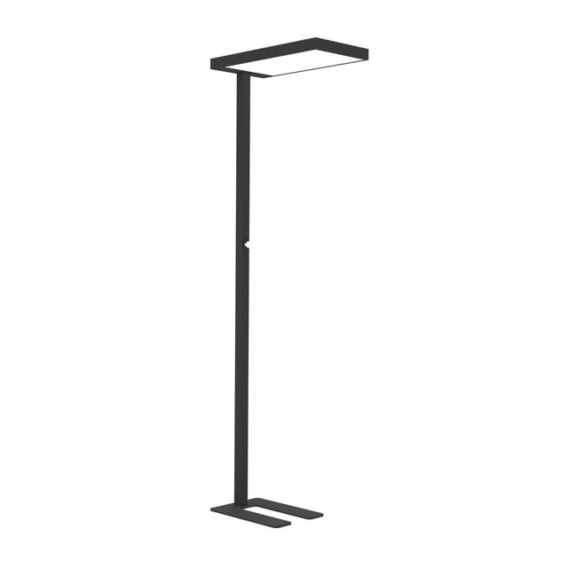 Led Stehlampe Büro Lumanova Ip40 / 4000k / 80w Alu Schwarz Hjh Office