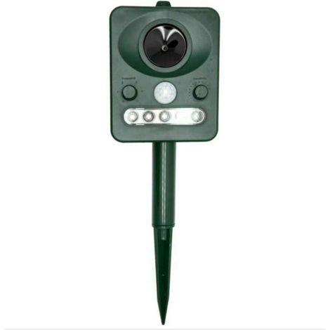 Durable Universal Solar Power Ultra Sonic Outdoorpest Repeller Scarer Dog Animal Dissuasion, Pest Taupe Mouse Rodent Possum Scarer Repellent