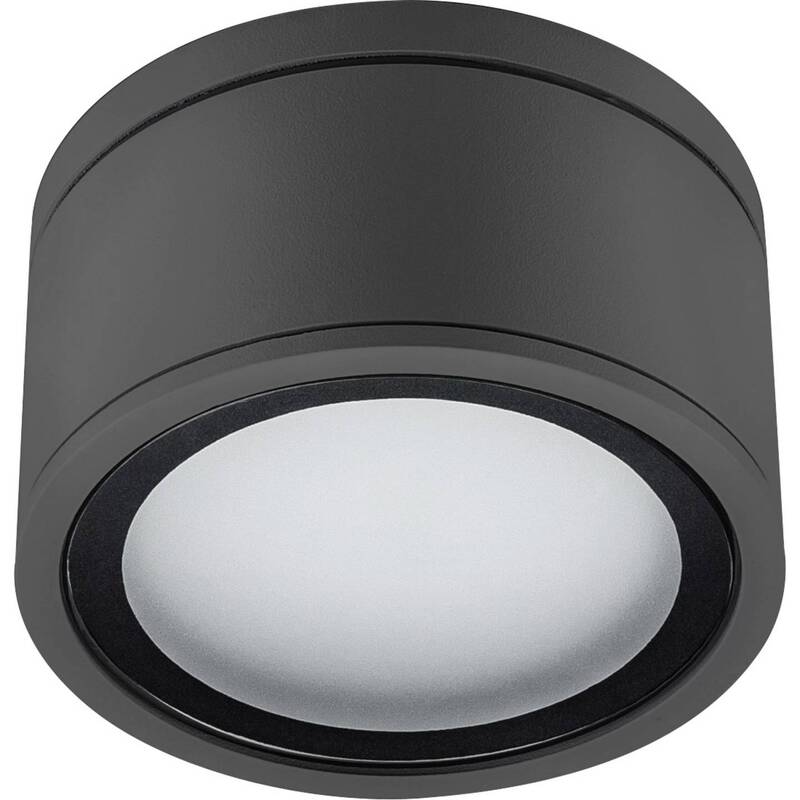 [neuwertig] B-ware Evn Wandleuchte Anbauleuchte Gx53 Aluminium Anthrazit Wandmontage 487016n