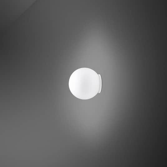 [neuwertig] B-ware Fabbian Lumi Sfera Glas-wandleuchte Wandleuchte Lampe Leuchte Ø 9 Cm Ip44 G9 20w