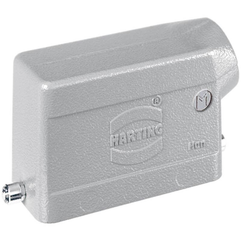[neuwertig] B-ware Harting Tüllengehäuse Steckergehäuse Seitlicher Kabeleingang Aluminium M20 10b