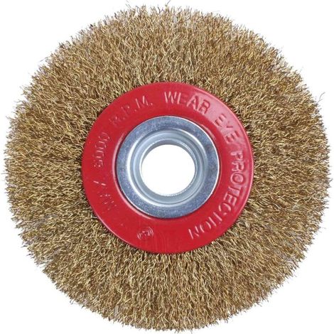 Wire Wheel Machine With Flat Wire Brush For Derusting Steel Wire Wheel And Metal Brush Wheel For Polishing Bench Grinder