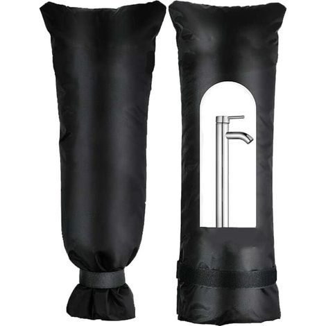 Faucet Cover - Outdoor Faucet Cover Winter Anti-freeze - Reusable Waterproof Pipe Cover - 2 Pack L