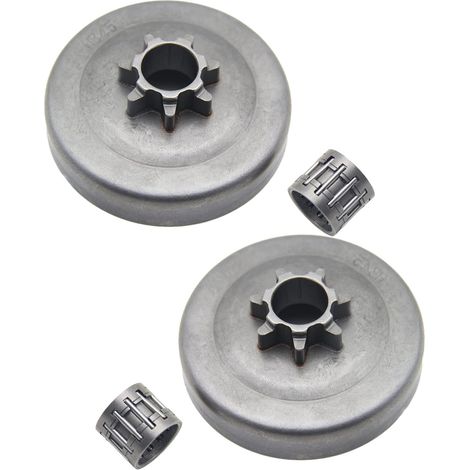 Clutch Drum Bell - 7 Dents - Compatible Avec Tronçonneuse Husqvarna 350 Et 340 - Lot De 2