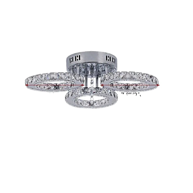 Led-deckenleuchte, Elegantes Design, C-3-leuchtmittel, Warmweiß