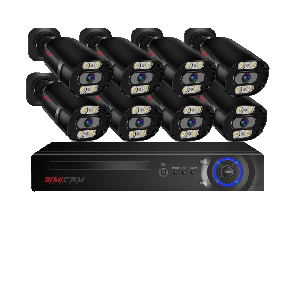 Ip-kamera, 8 Mp Auflösung, Farbnachtsicht, 8 Mp Originalweiß, 4 Mm-a