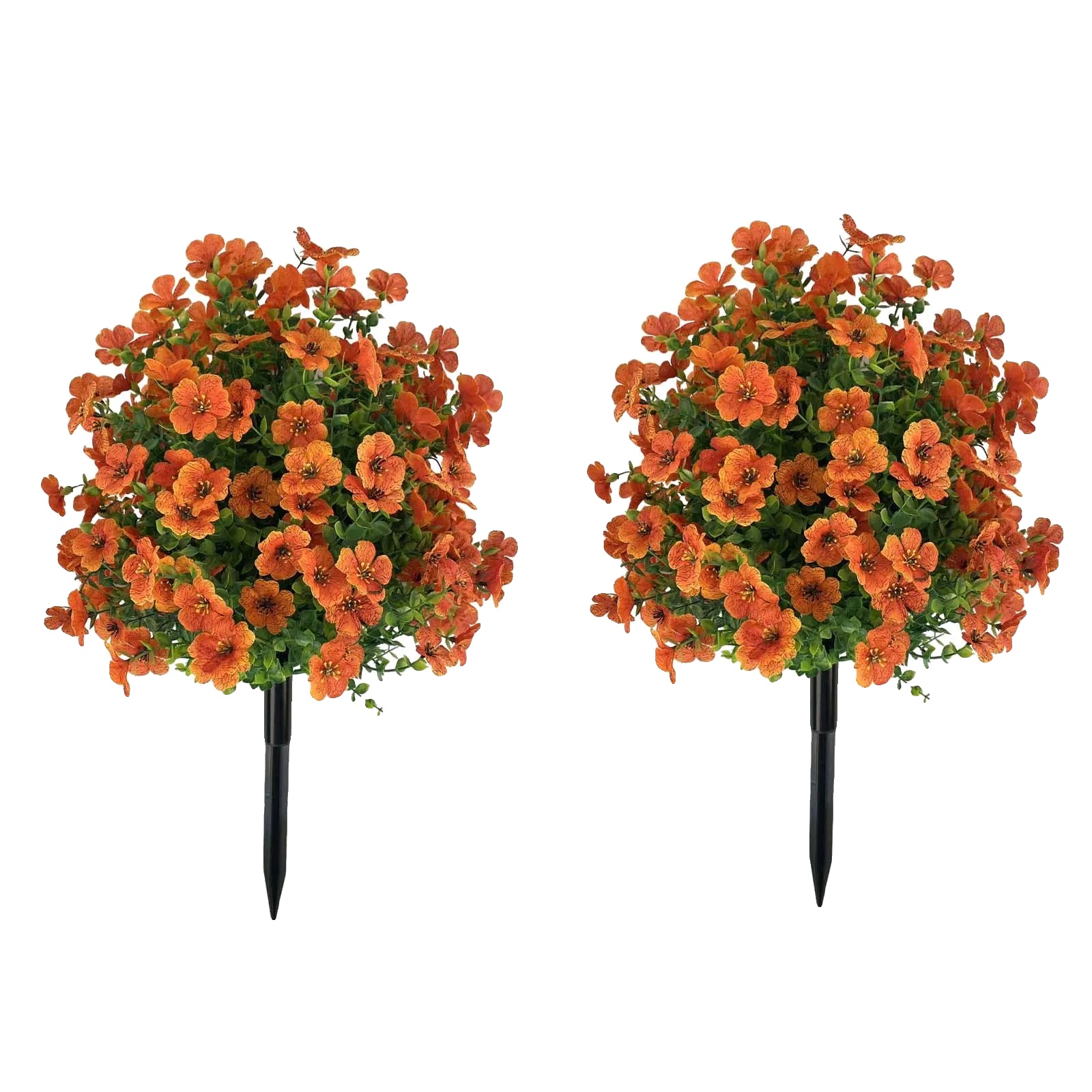 Künstliche Pflanzen, Realistisches Design, Für Den Innen- Und Außenbereich, Orange