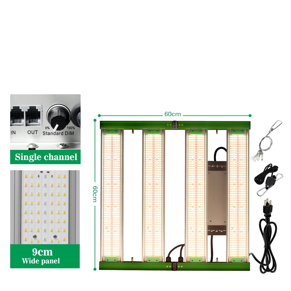 Vollspektrum-led-pflanzenlampe, Dimmbar, Höhenverstellbar, Verschiedene Leistungsoptionen