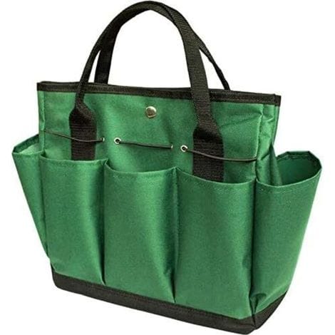 (grünlich-schwarzes) Gartengeräte-set, Gartentasche Mit Mehreren Fächern Für Gartengeräte-sets, Gartengerätetasche