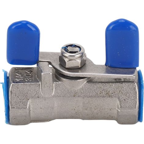 1/4 Inch Ball Valve Female Threaded 304 Stainless Steel Npt Ball Valve With Butterfly Handle