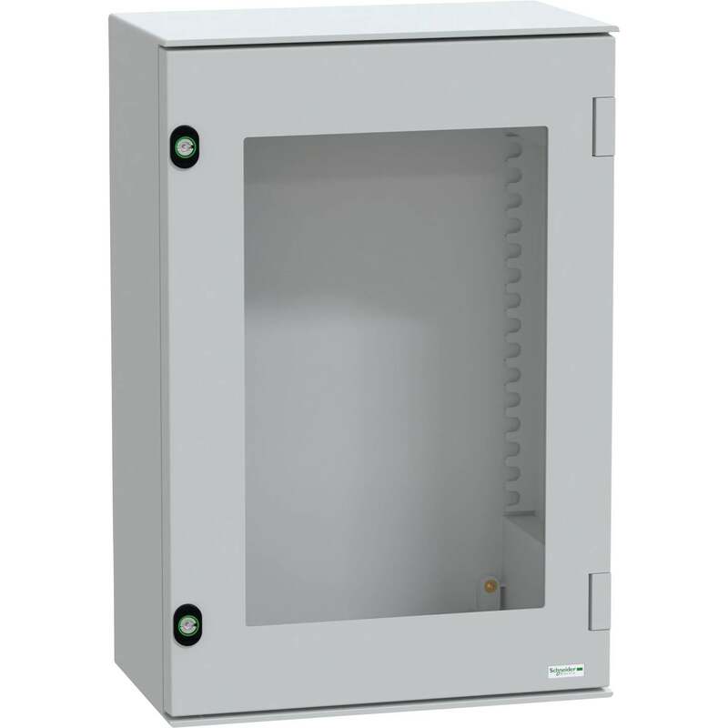 [neuwertig] B-ware Schneider Electric Schaltschrank Gehäuse Kasten Panelset Kunststoff Nsyplm64tg