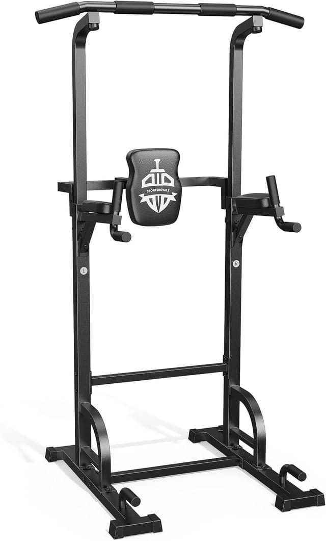 Sportsroyals Power Tower, Dip-station, Klimmzugstange Für Das Krafttrainingsgerät Im Heim-fitnessstudio, 204 Kg