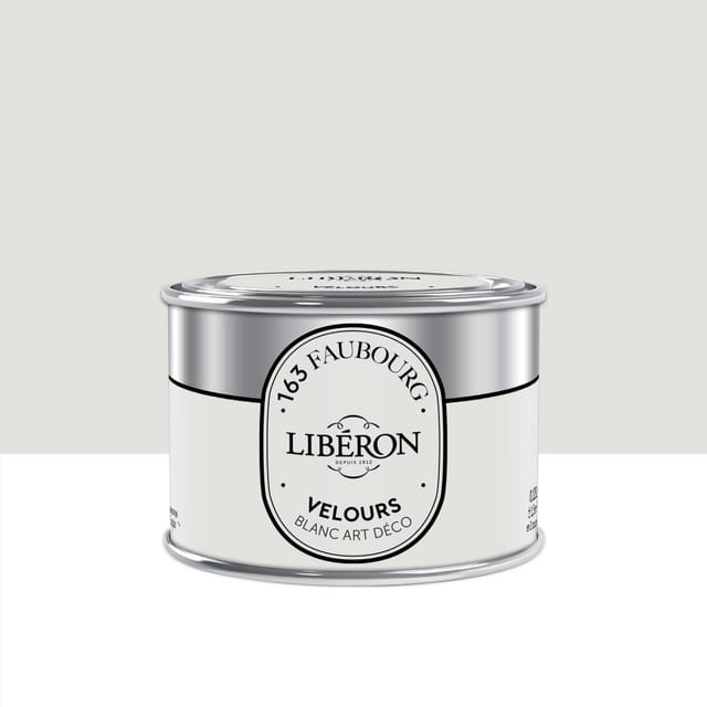 Weißer Art-déco-samt-farbtester 163 Faubourg Libéron 125 Ml Liberon