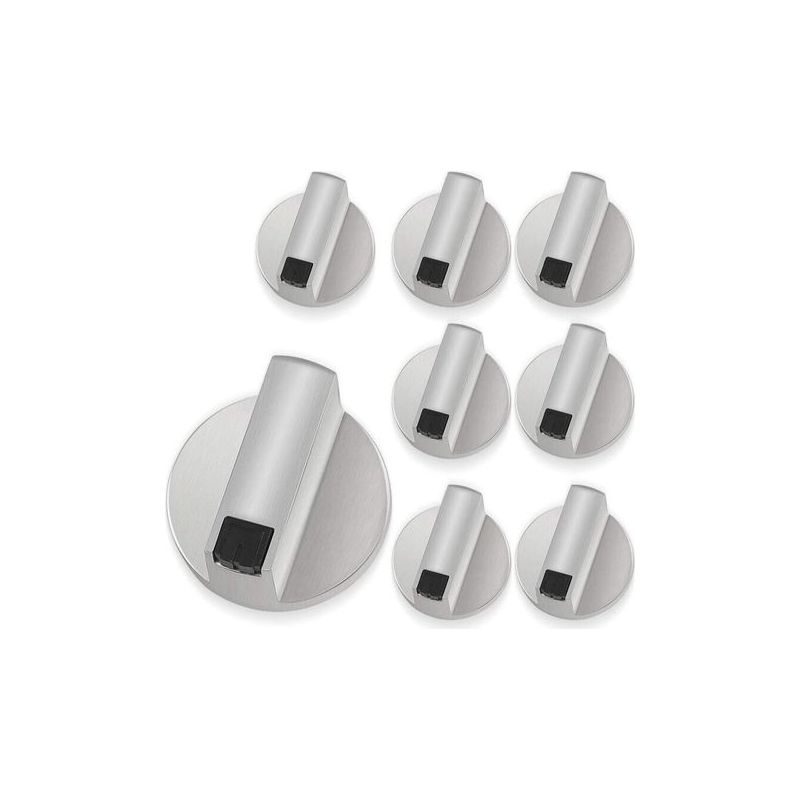 8 Teiliges Set Herdknopfe Aus Metall Universelle Kochfeldknopfe Und Ofenregler Als Ersatzzubehor Fur Gasherde Und Backofen