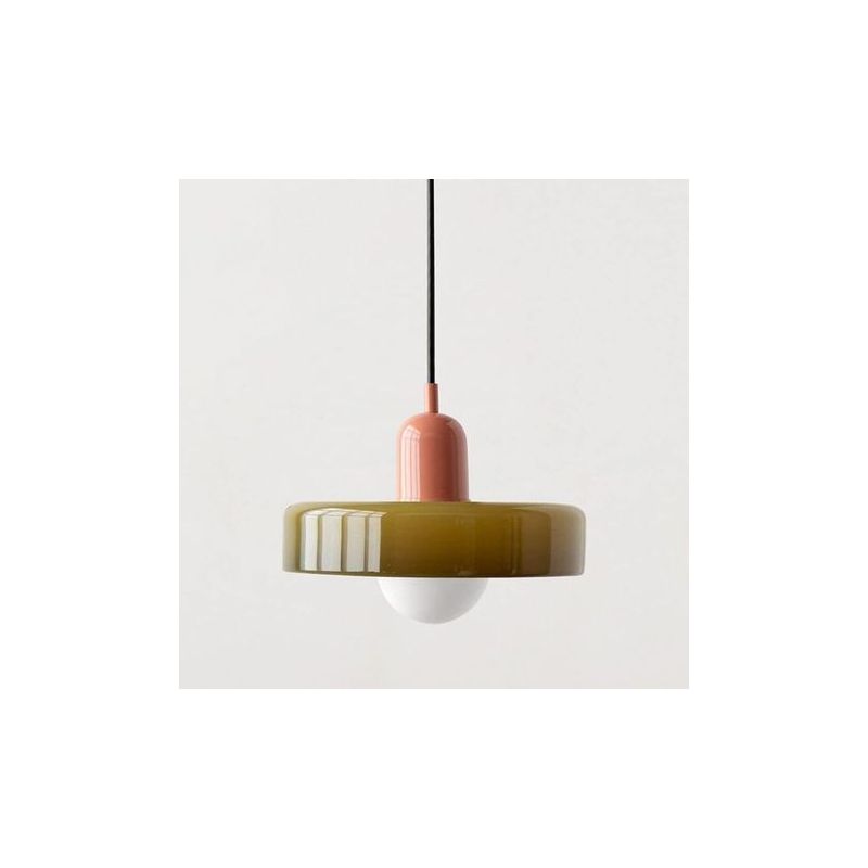 Pendelleuchte Im Mid Century Stil Grune Retro Hangelampe Aus Glas Gro E Pendelleuchte Fur Kuche Oder Kucheninsel Moderne Lampe Im Nordischen Stil Fur Schlafzimmer Oder Esszimmer