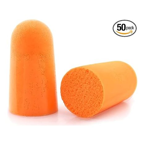 Tapes - 1100 Earplugs - Bouchons D'Oreille Pour Chaque Usage Quotidien En Mousse – Dormir, Travailler, Ronflement, Forer, Étudier, Broyer, Lisser, Souder, Orange (50)