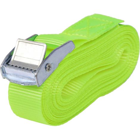 Vidaxl Sangle 10 Pcs 0,25 Tonne 5 M X 25 Mm Vert Fluorescent