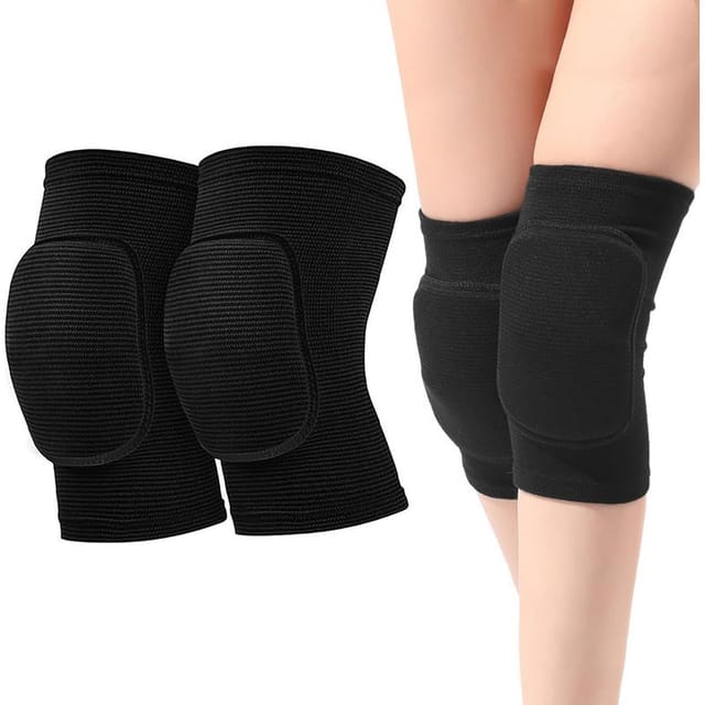 Unisex-knieschoner Aus Dickem, Dehnbarem Schaumstoff, Geeignet Zum Radfahren
