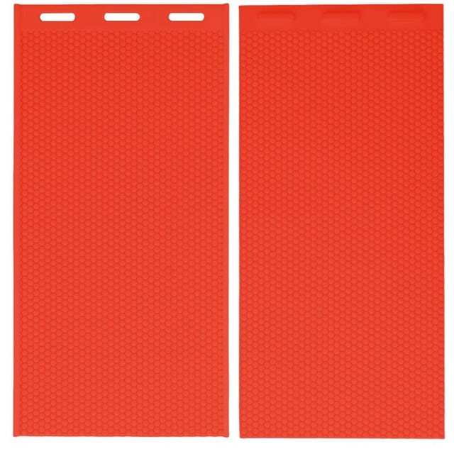2 Stück 5,4 Mm Silikon-bienenwachsform, Bienenwachs-mittelwandpresse, Imkereibedarf, 44 X 28 Cm, Rot