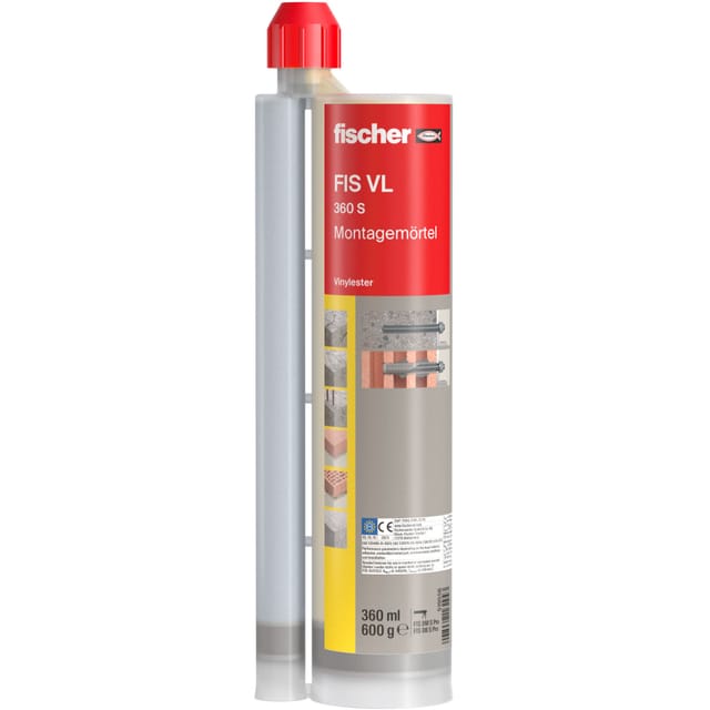 Fischer Montagemörtel Fis Vl 360ml S Umk (24 Stück Im Karton)