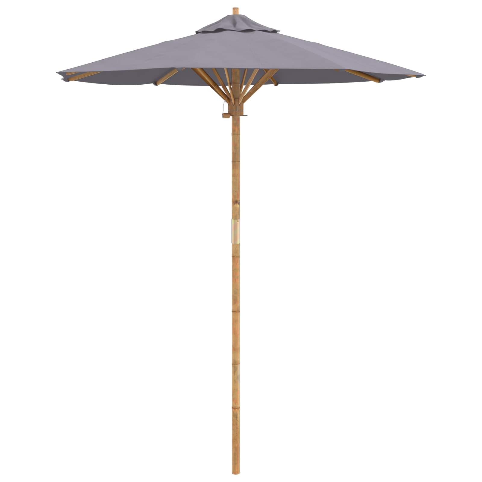 Maison Exclusive - Gartensonnenschirm Rund Ø 180 X 230 Cm Bambus