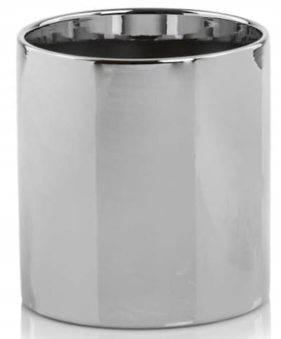 Keramikdeckel, Silber, Zylinder, 16 Cm