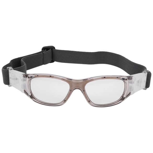 Sportbrille Für Kinder Und Jugendliche, Verstellbar Für Fußball, Radfahren Und Basketball, Graues Accessoire