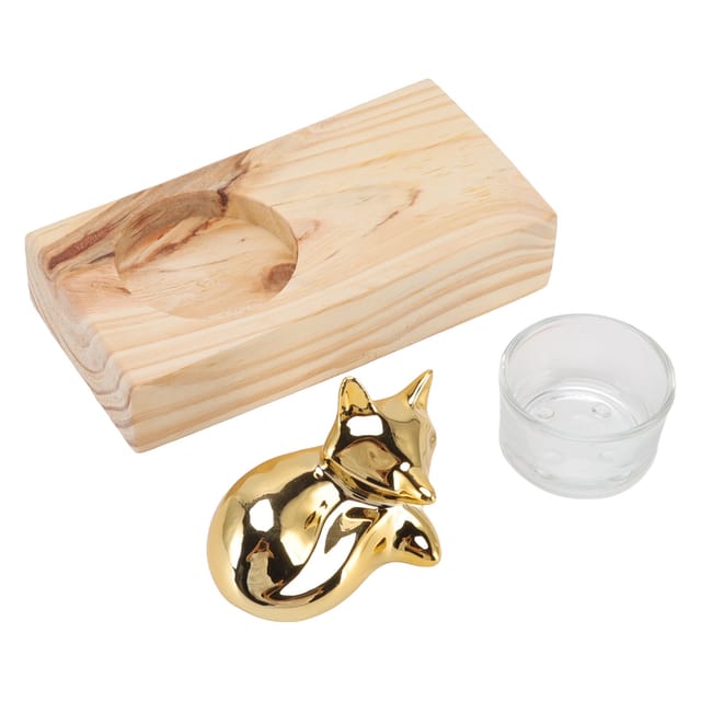 Dekorativer Kerzenhalter Aus Holz, Keramik Und Glas – Nordischer Stil – Perfekt Für Zuhause, Schlafzimmer Oder Partys – Geschenk
