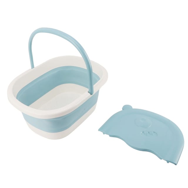 Faltbares Kinderfußbad Mit Akupressurfunktion – Modell: Soak Tub – Material: Pp/pte – Blau – 39 X 30 X 17 Cm – Multifunktional