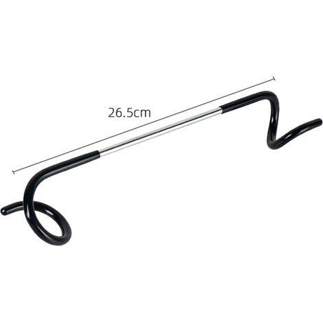 Hook Lantern - Double-head S-shaped Tent Pole Hook - Compatible With Poles Up To 32 Mm - Stainless Steel With Pvc Coating - 3 Pieces