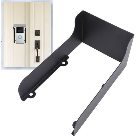 Capot Antiparasolaire Doorbell Cold-rolled Steel Weatherproof Anti-glares Large Top Cover Side Dimensions 8.7cm/3.42inch Compatible Access Control Devices Doorbell Camera Cover