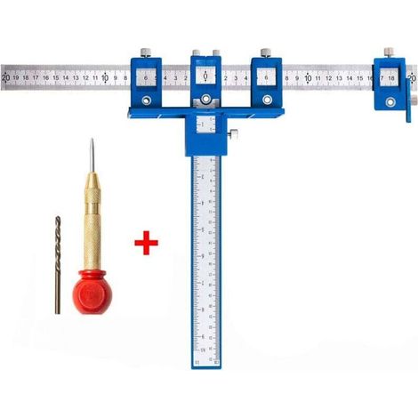 Bohrloch-zentrierhilfe, Führungswerkzeug Für Holzdübel An Schrankknöpfen Und Griffen, Einfache Installation – Beschwertes Design – Enthält Einen Bohrer Und Einen Positionierstift,