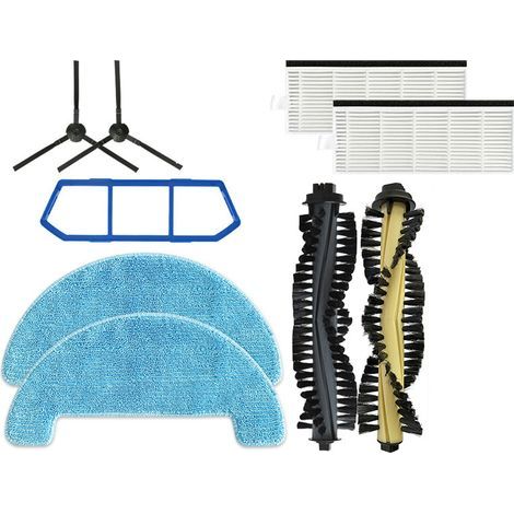 Compatible With Ilife Robot Vacuum Cleaner Accessories, Suitable For A4/a4s/a40/cen550 Models, Including Main Brush/side Brush/filter.
