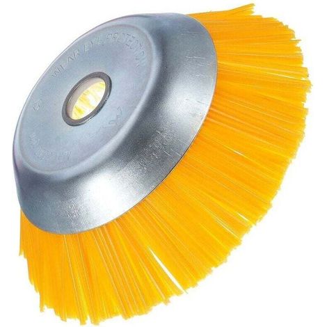 Nylon-unkrautbürste - Universelle Rundbürste Für Freischneider - Langlebige Gartengeräte - 200 Mm X 25,4 Mm