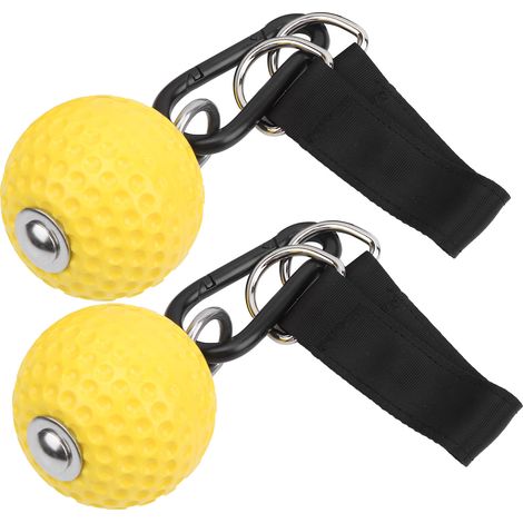 Pull Up Grips - Eva Exercise Ball With Nylon Strap And Stainless Steel Hook - For Arm Strength Training - 1 Piece