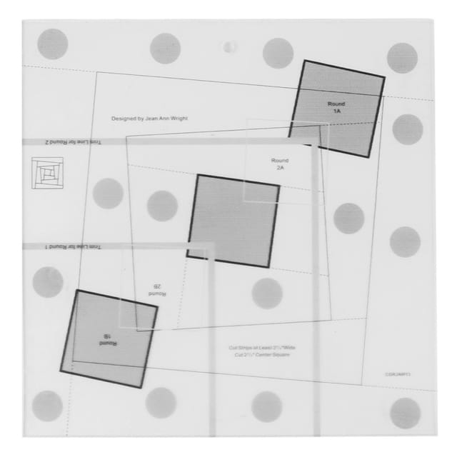 Transparentes Acryl-lineal Für Blockhaus-patchwork – Schneidewerkzeug Zum Quilten