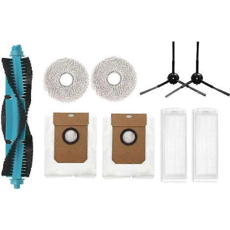 9 Pour Cecotec Conga 11090 13090 Sweeping Machine Accessoires Main Side Brosse Serpillière Filtre Dust Bags