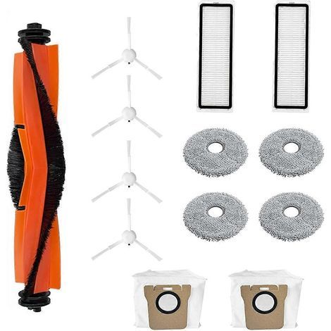 13 Pour X20+/x10+ Sweeping Machine Accessoires Main Side Brosse Serpillière Filtre Dust Bags
