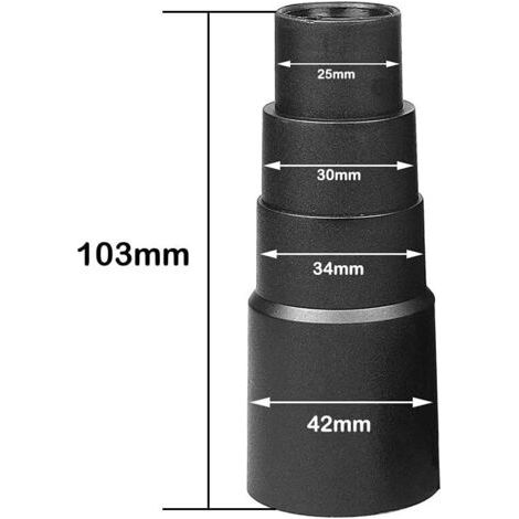 4pcs Suction Hose Adapter Vacuum Cleaner Accessories Reducer For Standard Universal Vacuum Cleaner Workshop Vacuum Cleaner Adapter (42/34/30/25mm)