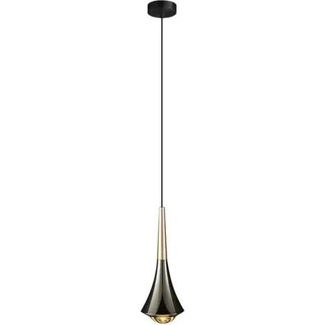 Fashion Long Glass Light Hover Lift Alumibedside Small Chandeliers Black Dimmable Ledhanginglamp Sofa Backdrop Decoration Lighting Fixture