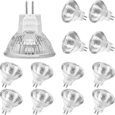Mr11 Gu4 Halogen Lamps 12v Dimmable For Ceiling Lighting 12 Pack Energy Saving