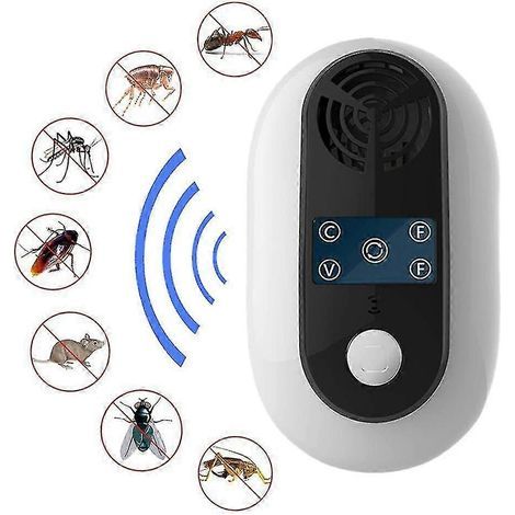 Ultrasonic Pest Repeller Electric Plug In Mouse Rat Spider Repellent Control