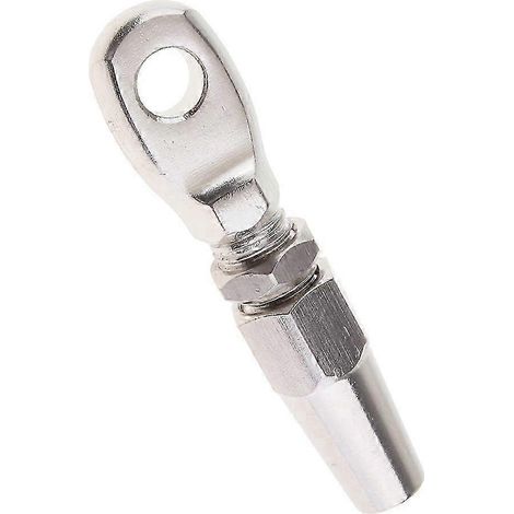 316 Marine Grade Stainless Steel Swageless Eye Terminal For 5mm Wire Rope