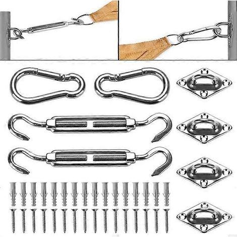 Gosports 30 Ft Span Adjustable Wire Hanging Kit Stainless Steel Cable System For Indoor & Outdoor Use Hang Sports Nets