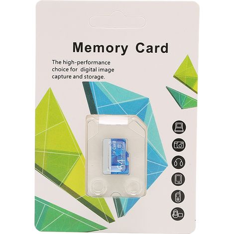 Carte Mémoire Micro Sd Classe 10, 64 Go, Haute Vitesse 10 Mo/s, Étanche, Antichoc, Plug And Play, Mini Carte Mémoire Résistante
