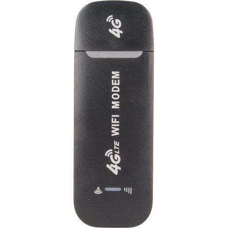 Routeur Wifi 4g 150mbps Avec Emplacement Carte Sim, Support Jusqu'à 10 Appareils, Modem Usb 4g Lte Plug And Play, Noir, Idéal Pour Bureau, Voyage Et Maison.