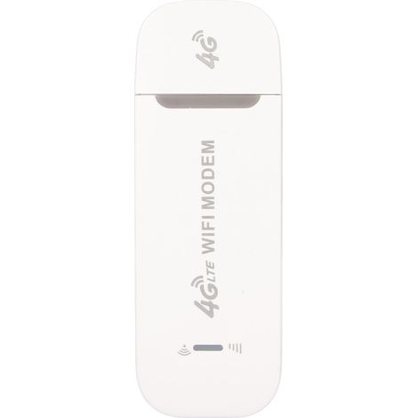 Routeur Wifi 4g 150mbps Avec Emplacement Carte Sim, Support 10 Appareils, Modem Usb Lte 4g Plug And Play Blanc, Pour Bureau, Voyage, Maison