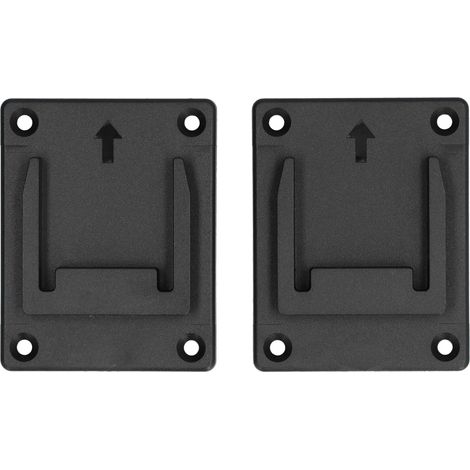 Support Bosch 18v Clip Fixation Support Abs Coque Rangement Fixation Rack 2 Pièces Support Perceuse Visseuse Étui Mural